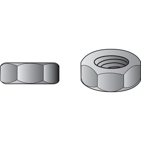 Hillman 25# Fin Hex Nuts 1/4-20 660000